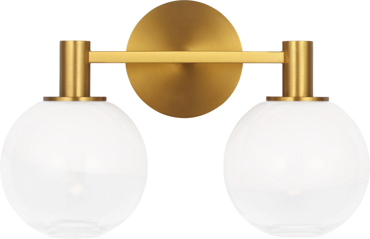 Torian 2 - Light Vanity Burnished Brass
