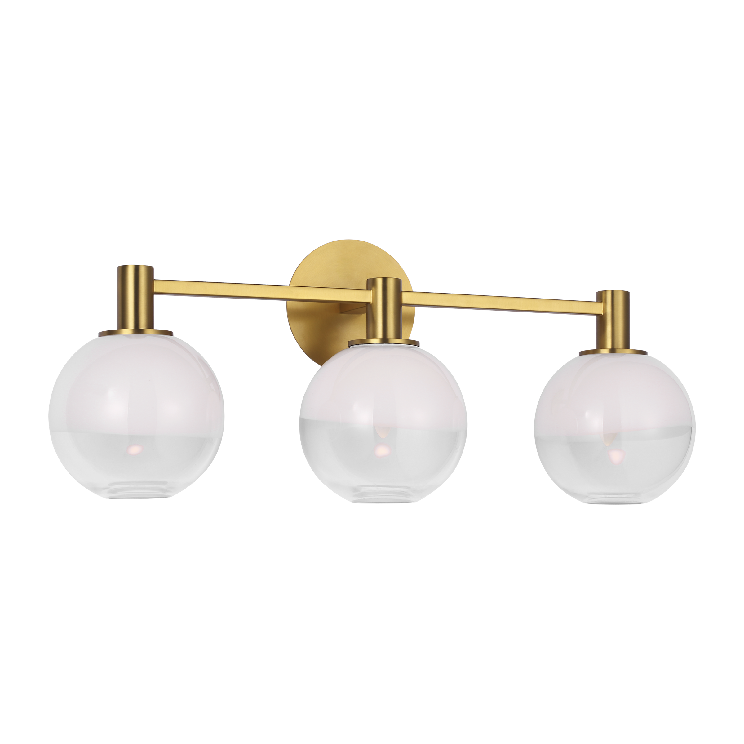 Torian 3 - Light Vanity Burnished Brass
