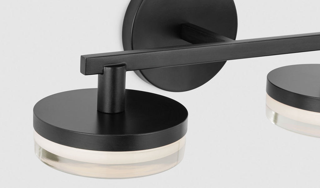 Khan 2 - Light Vanity Aged Iron Bulbs Inc