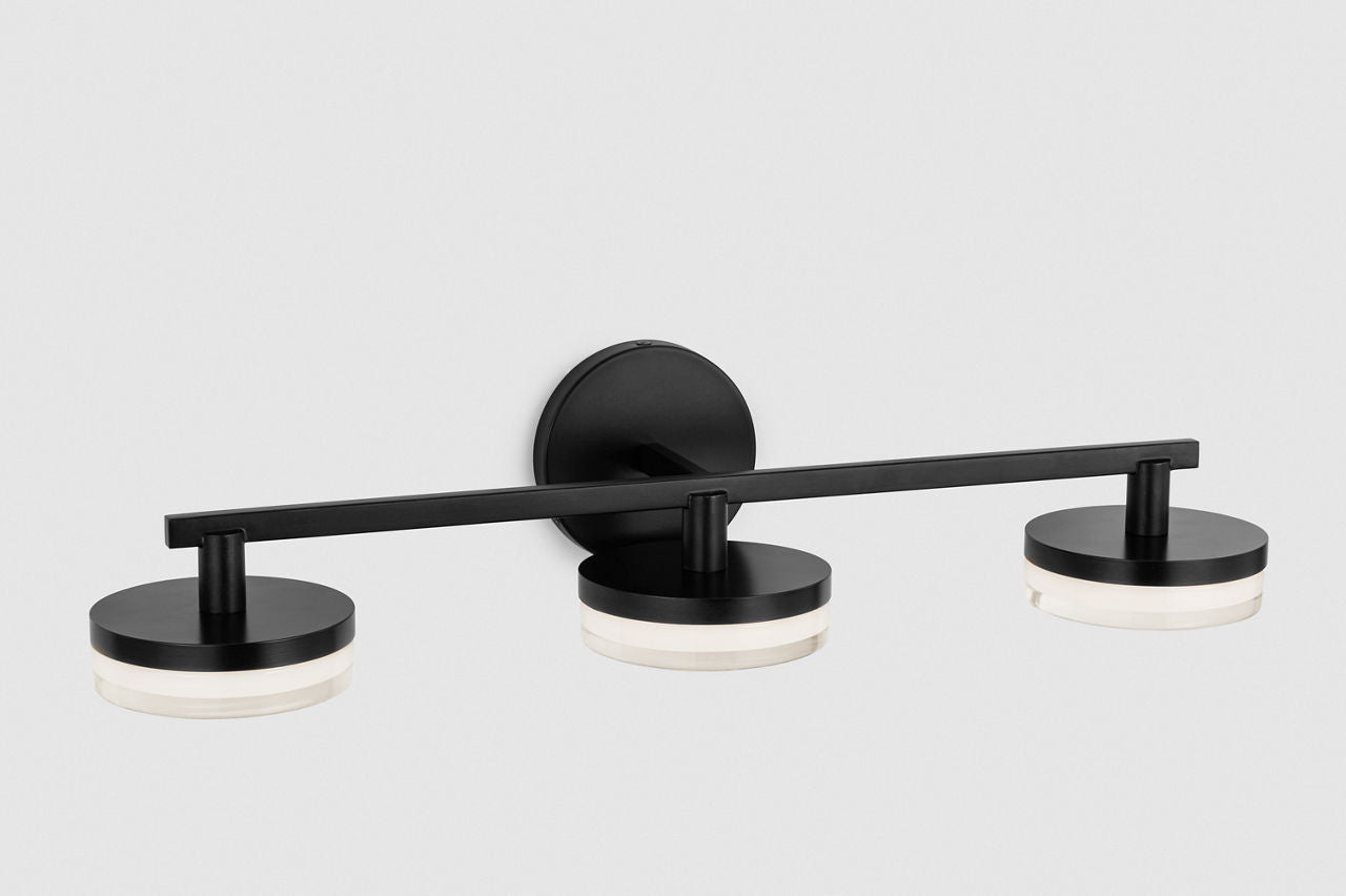 Khan 3 - Light Vanity Aged Iron Bulbs Inc