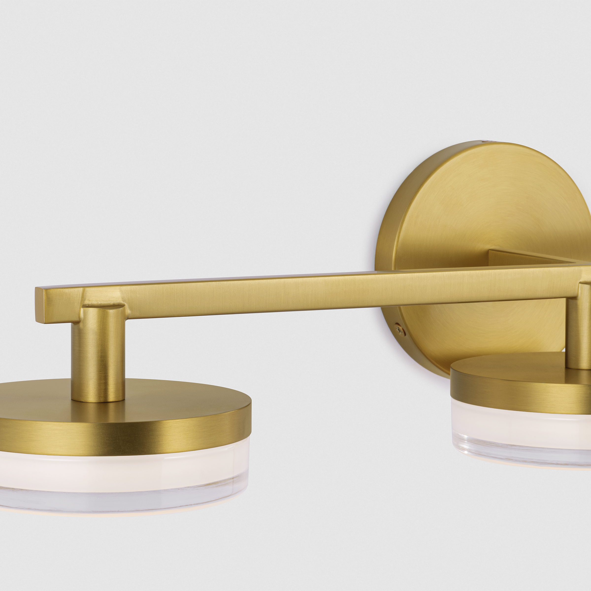Khan 3 - Light Vanity Burnished Brass Bulbs Inc