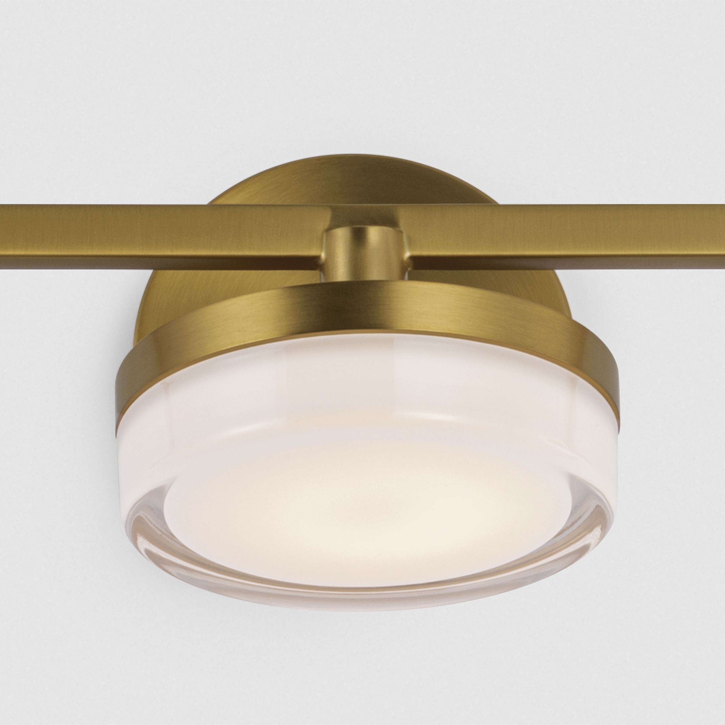 Khan 3 - Light Vanity Burnished Brass Bulbs Inc
