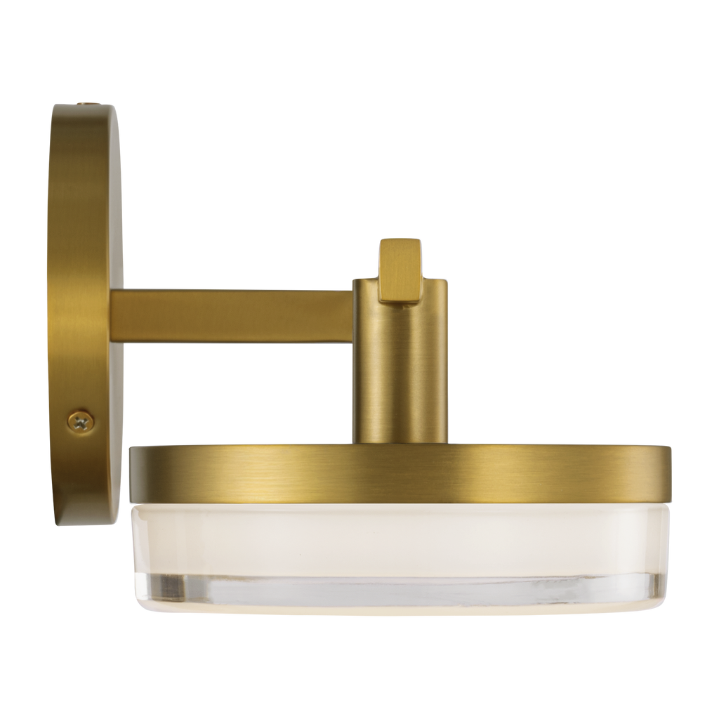 Khan 3 - Light Vanity Burnished Brass Bulbs Inc
