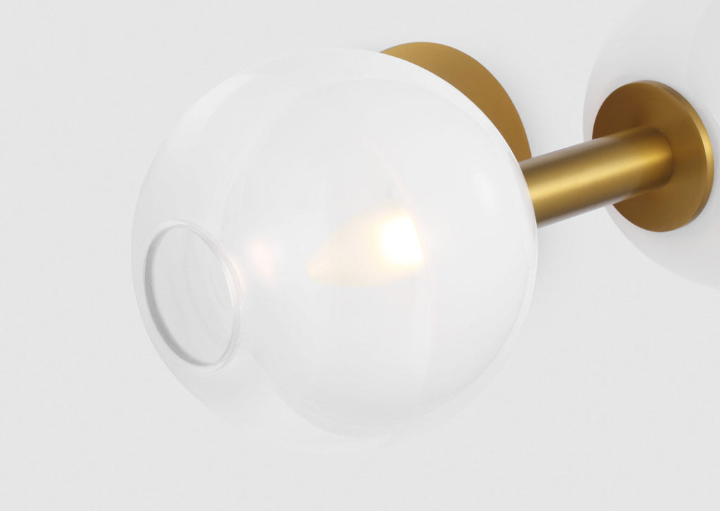 Torian Linear Sconce Burnished Brass