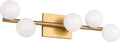 Altair 5 - Light Vanity Burnished Brass