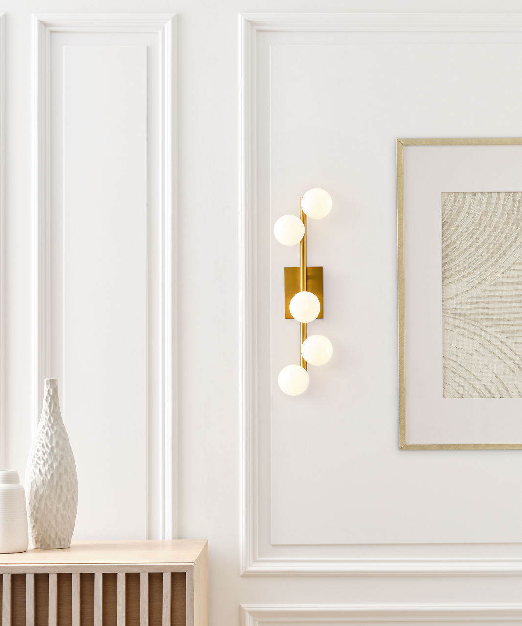 Altair 5 - Light Vanity Burnished Brass