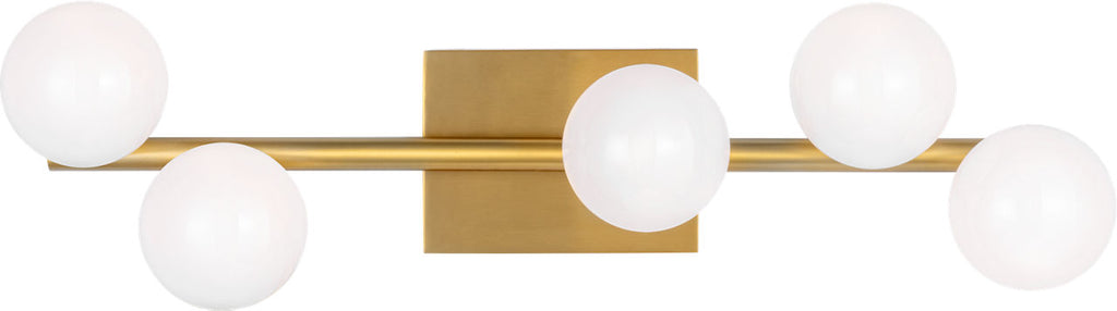 Altair 5 - Light Vanity Burnished Brass