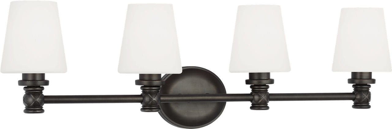 Xavierre 4 -Light Vanity Aged Iron