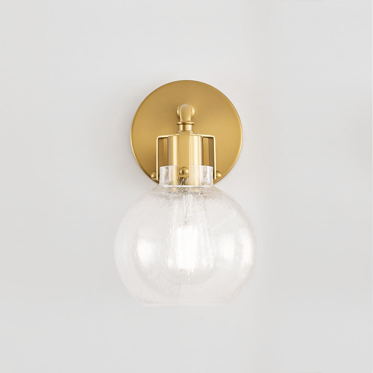 Clara 1 - Light Sconce | Burnished Brass