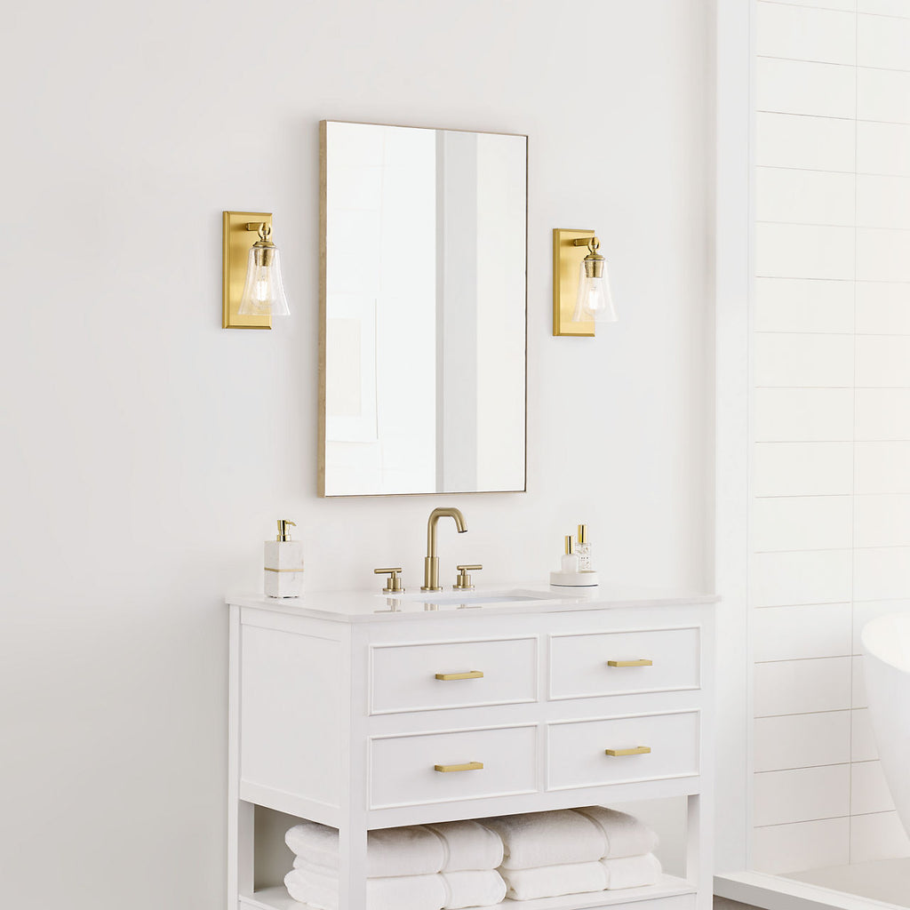 Monterro 1 - Light Sconce Burnished Brass