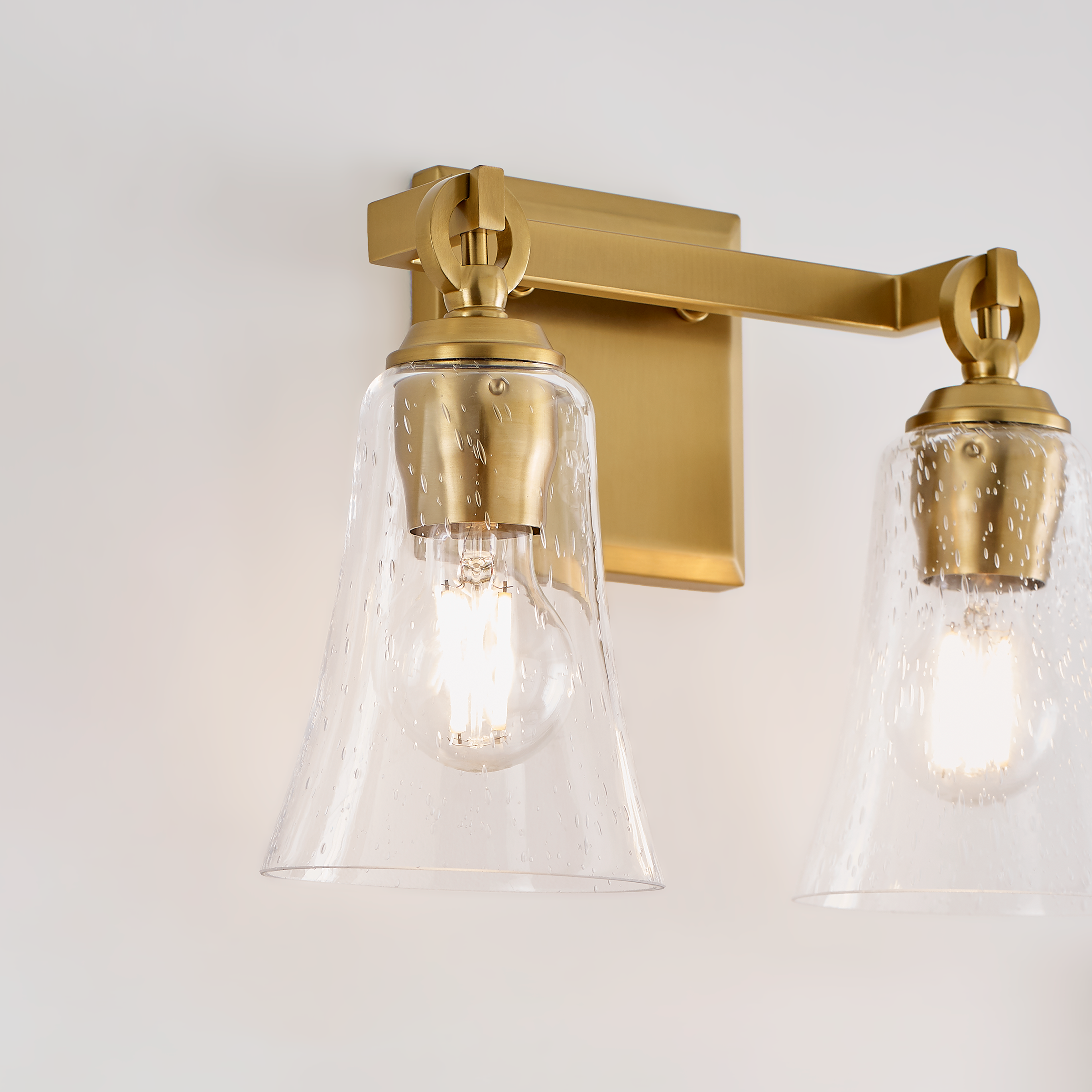 Monterro 2 - Light Vanity Burnished Brass