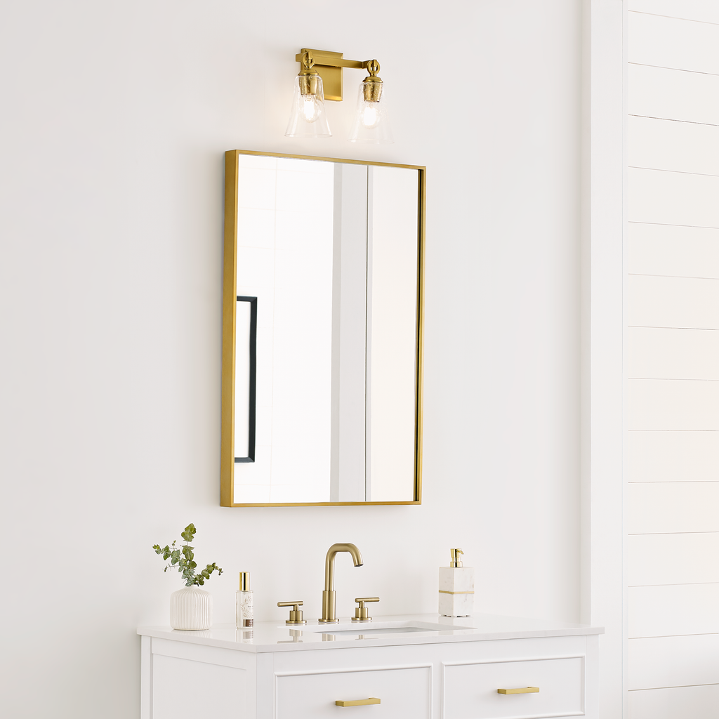 Monterro 2 - Light Vanity Burnished Brass