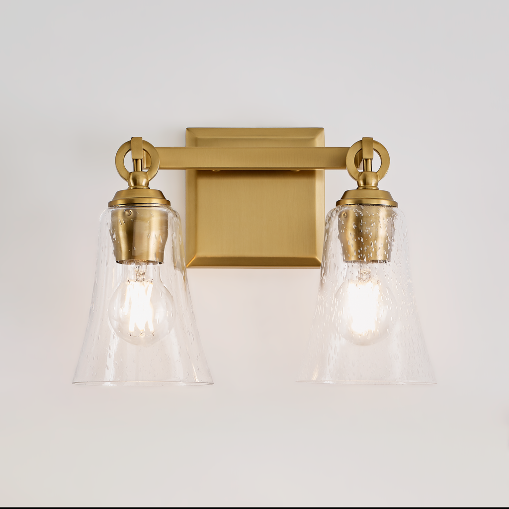 Monterro 2 - Light Vanity Burnished Brass