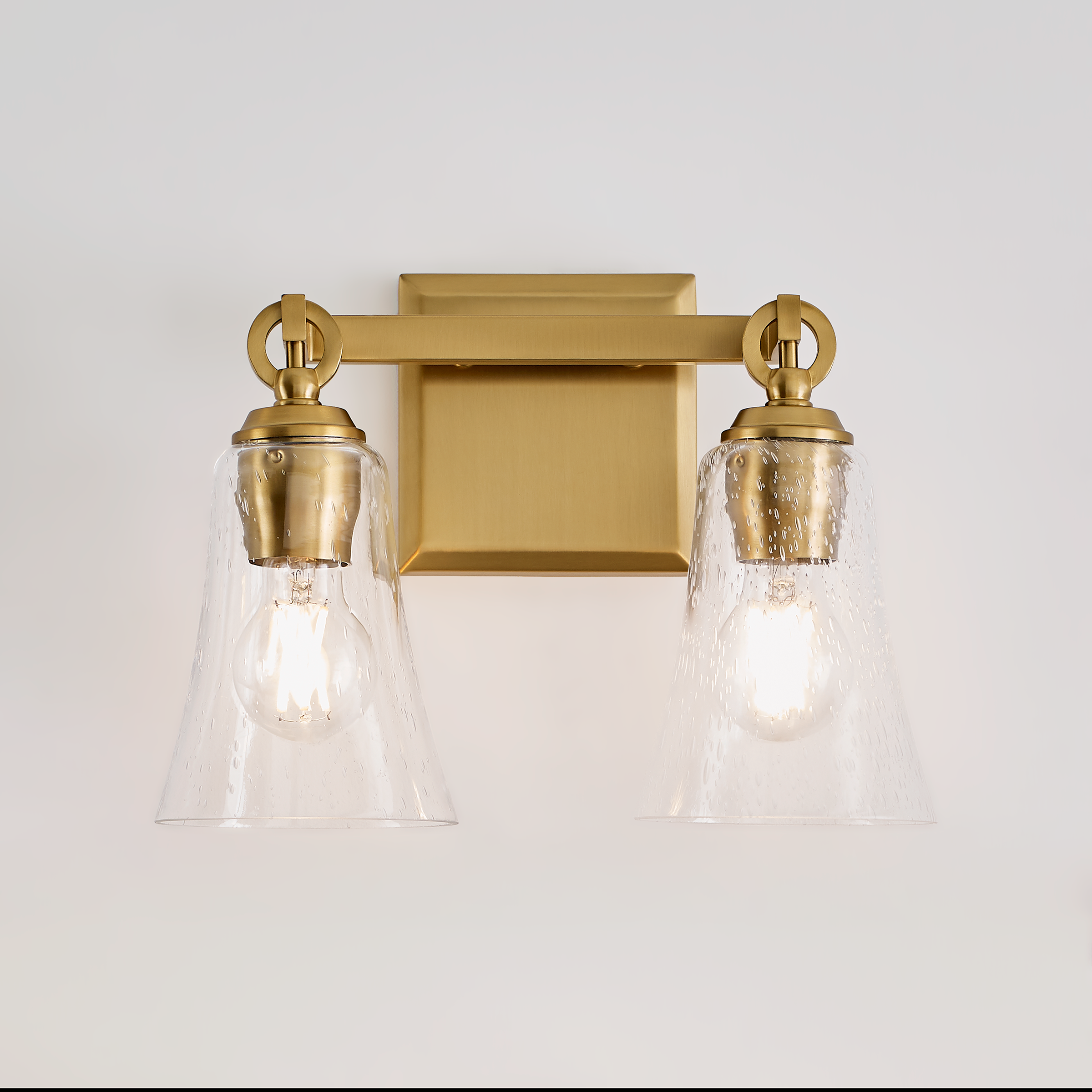 Monterro 2 - Light Vanity Burnished Brass
