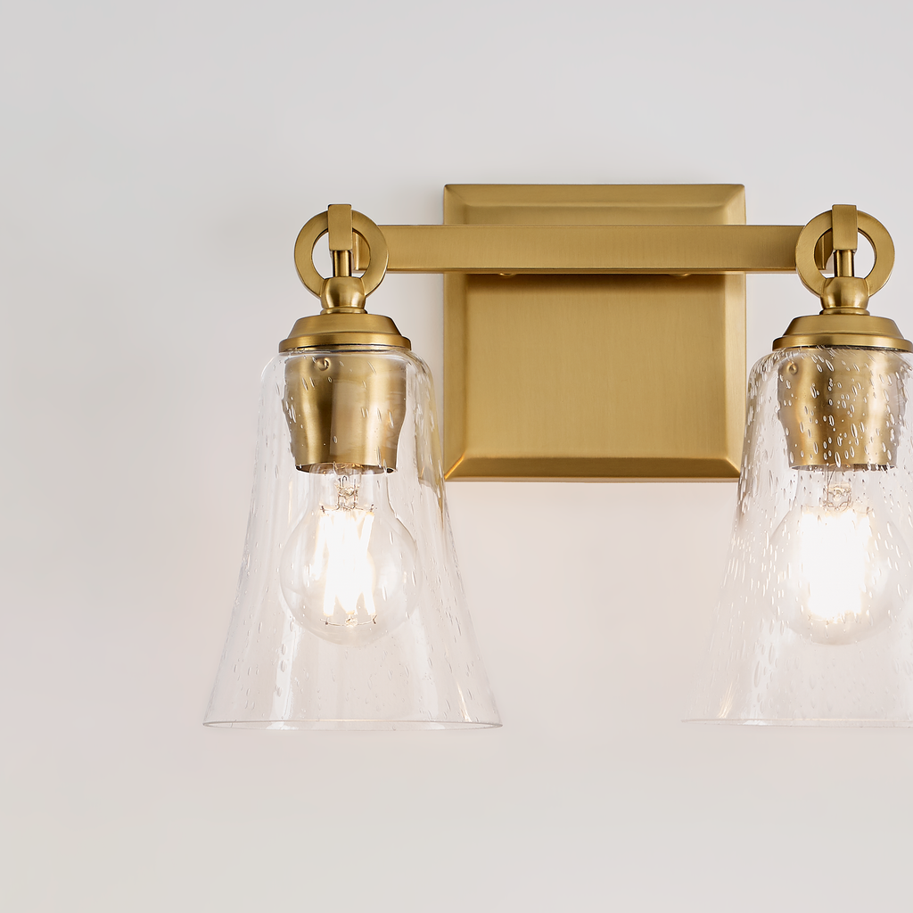 Monterro 2 - Light Vanity Burnished Brass