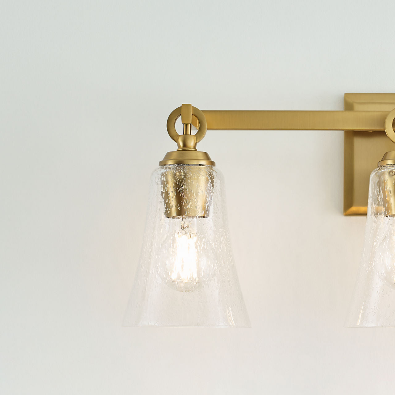 Monterro 3 - Light Vanity Burnished Brass