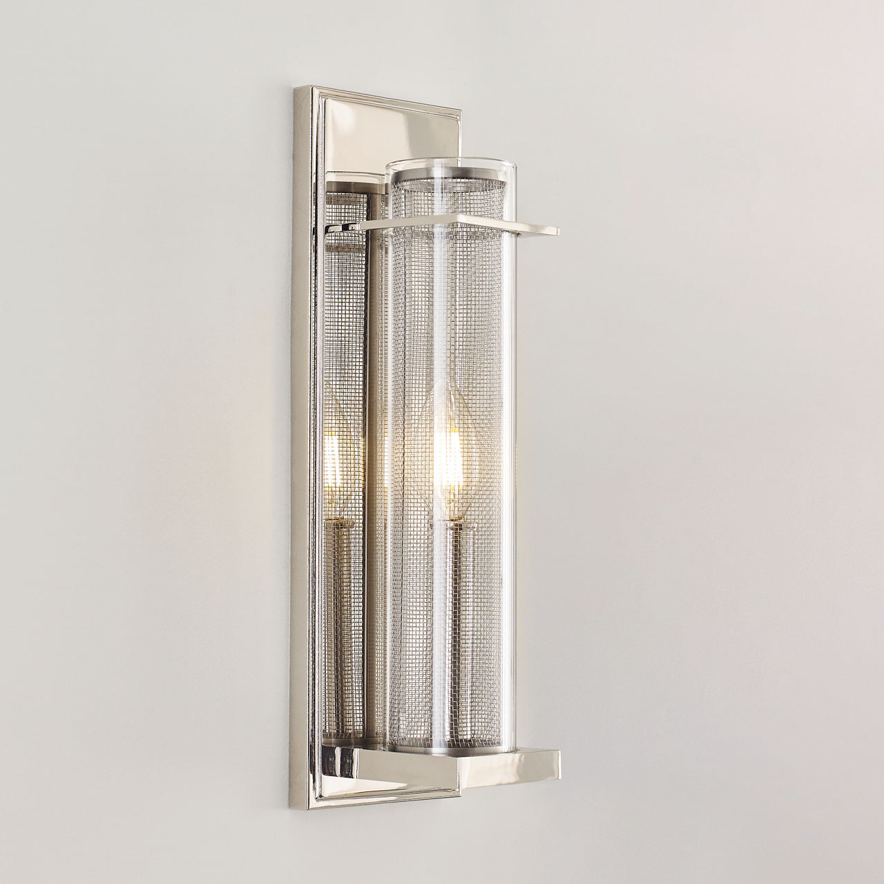 Silo Sconce Polished Nickel