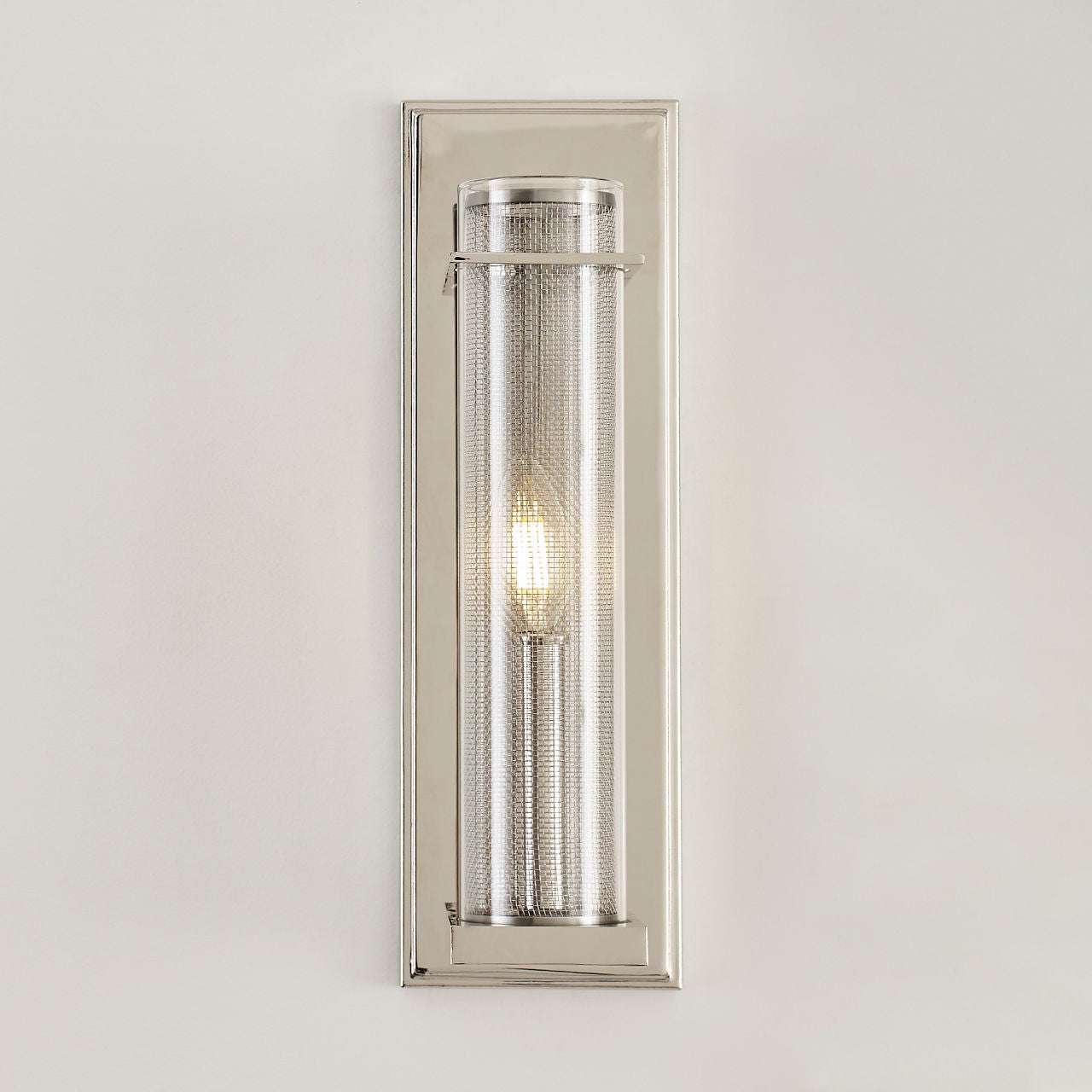 Silo Sconce Polished Nickel
