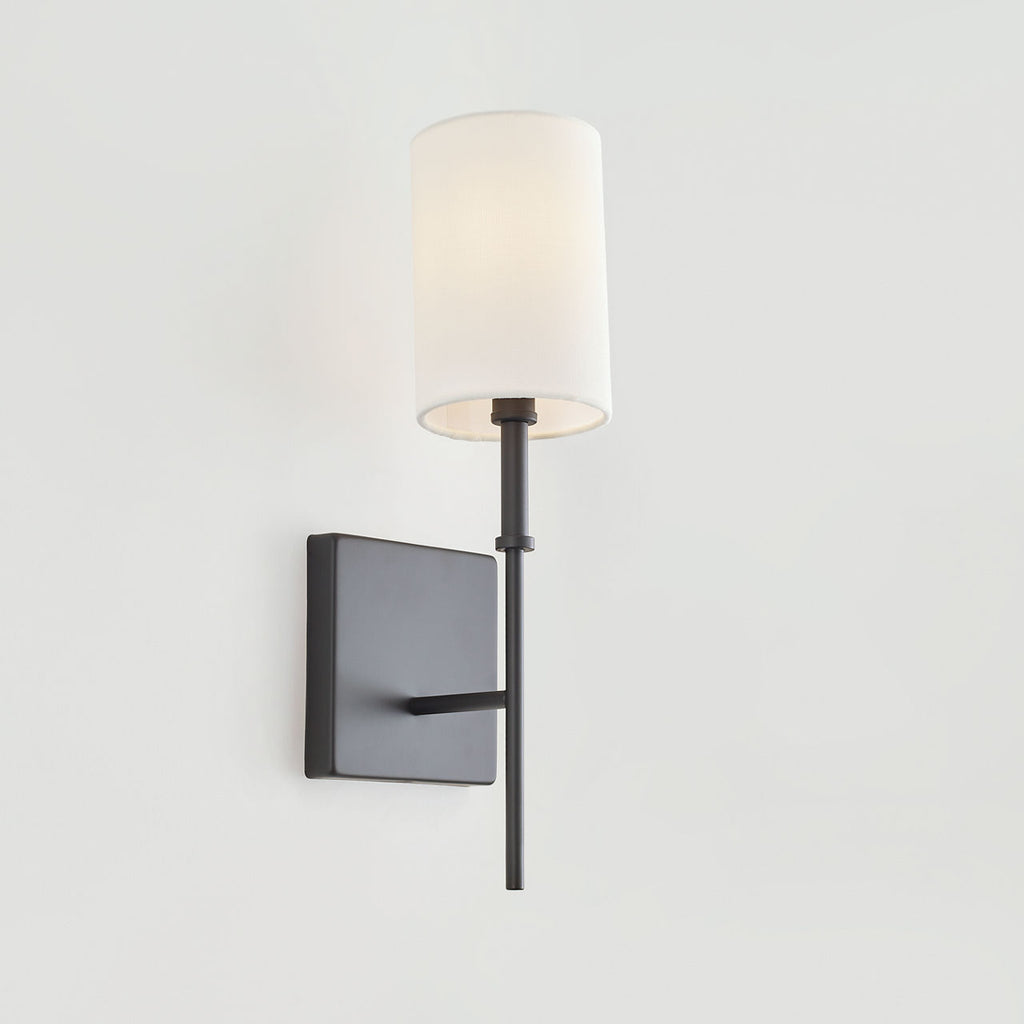 Foxdale 1-Light Sconce | Midnight Black