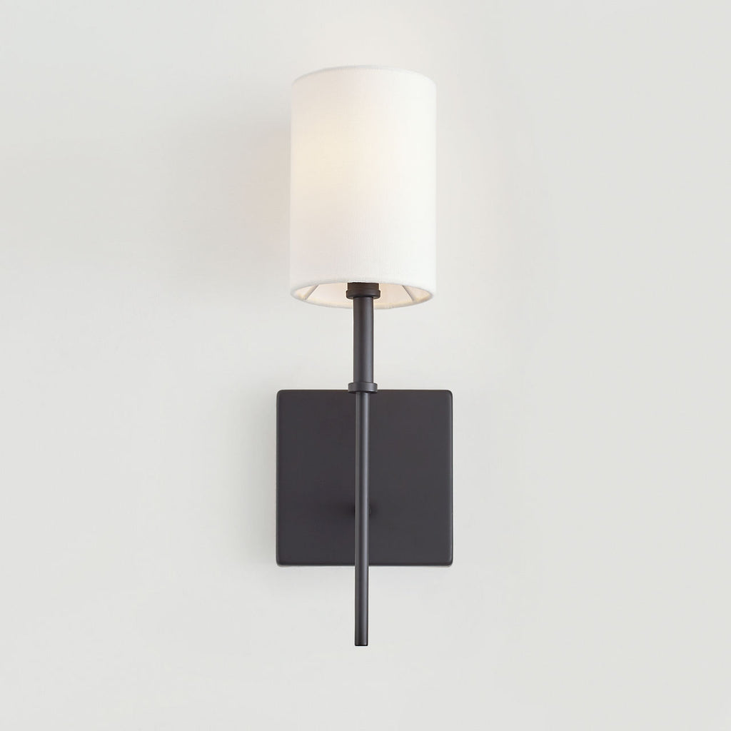 Foxdale 1-Light Sconce | Midnight Black
