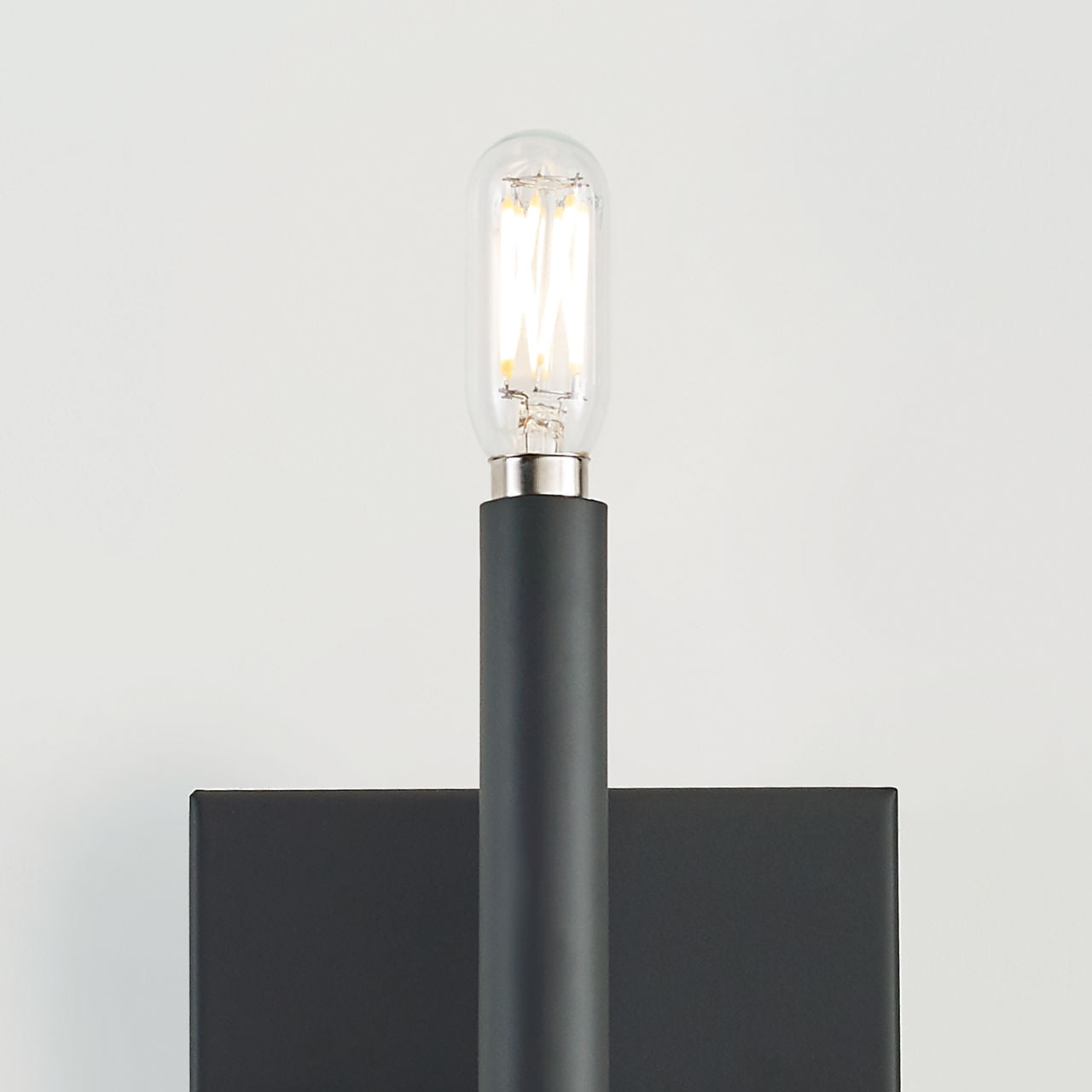 Vector One Light Wall / Bath Sconce Midnight Black