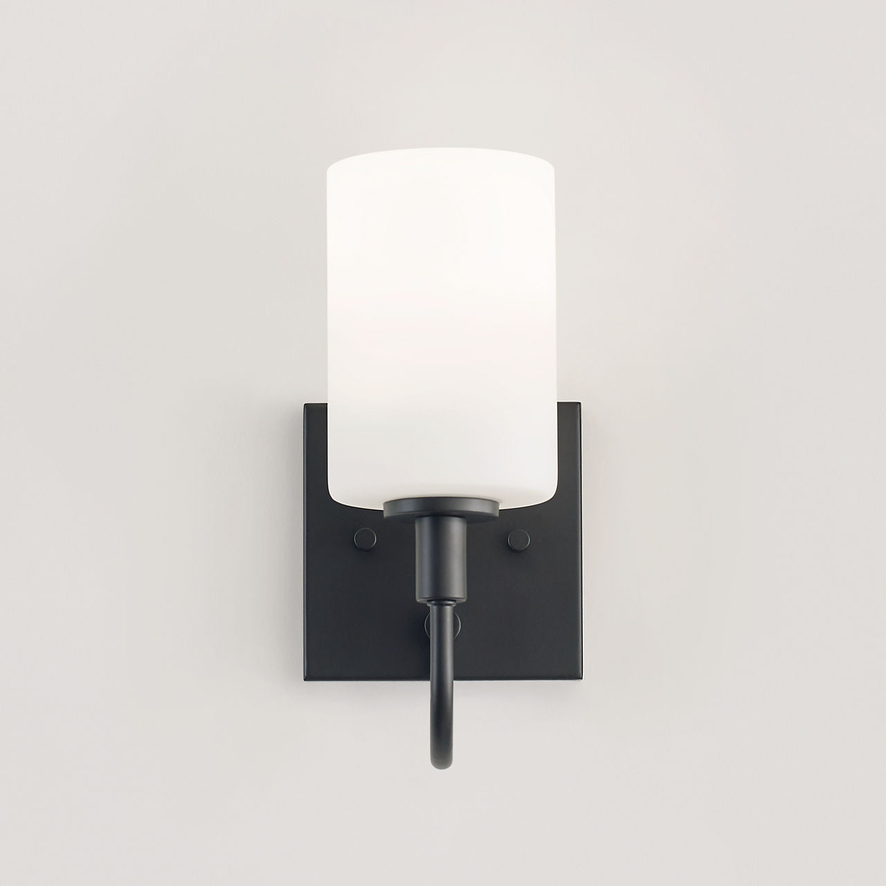 Oak Moore One Light Wall / Bath Sconce Midnight Black