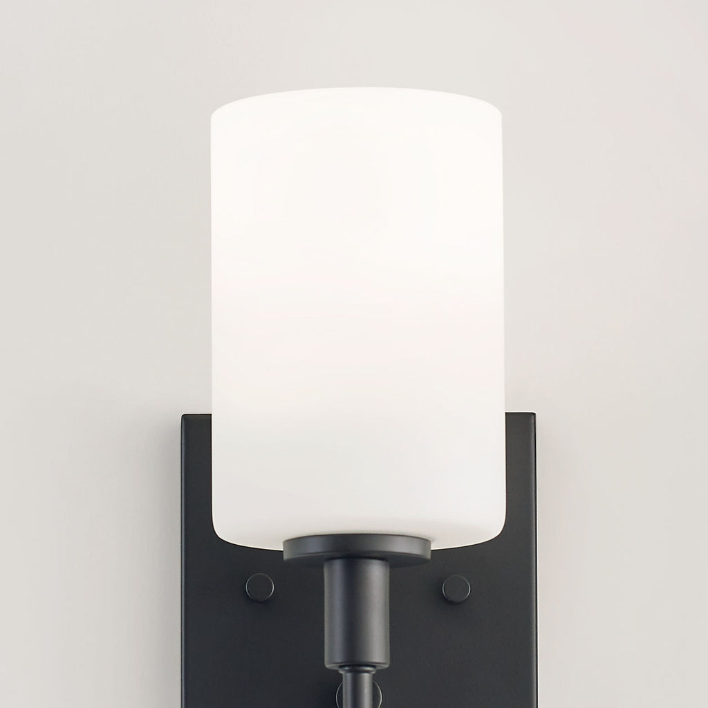 Oak Moore One Light Wall / Bath Sconce Midnight Black