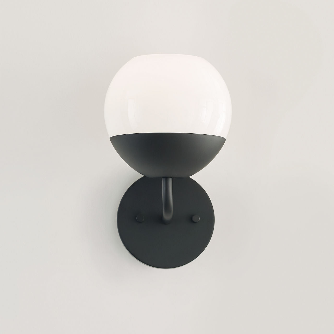 Alvin One Light Wall / Bath Sconce Midnight Black