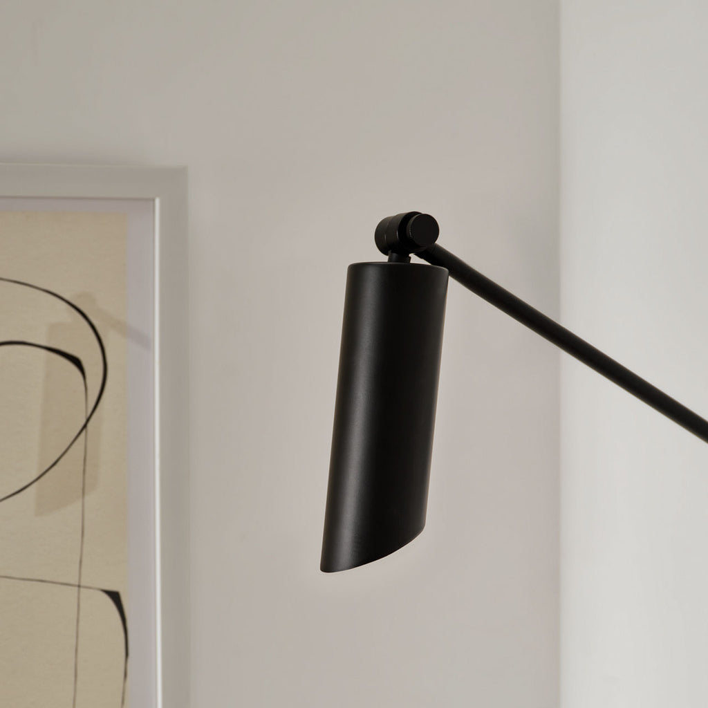 Frasar Arm Medium Sconce Midnight Black