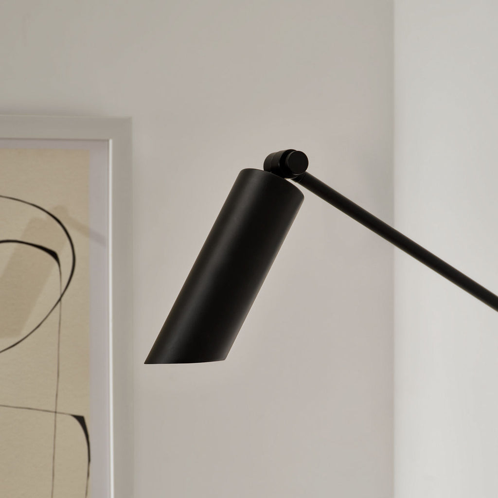 Frasar Arm Medium Sconce Midnight Black