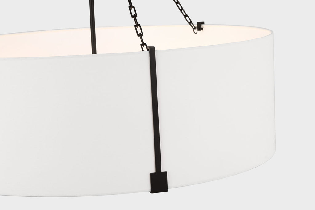Bergen Extra Large Hanging Shade Aged Iron