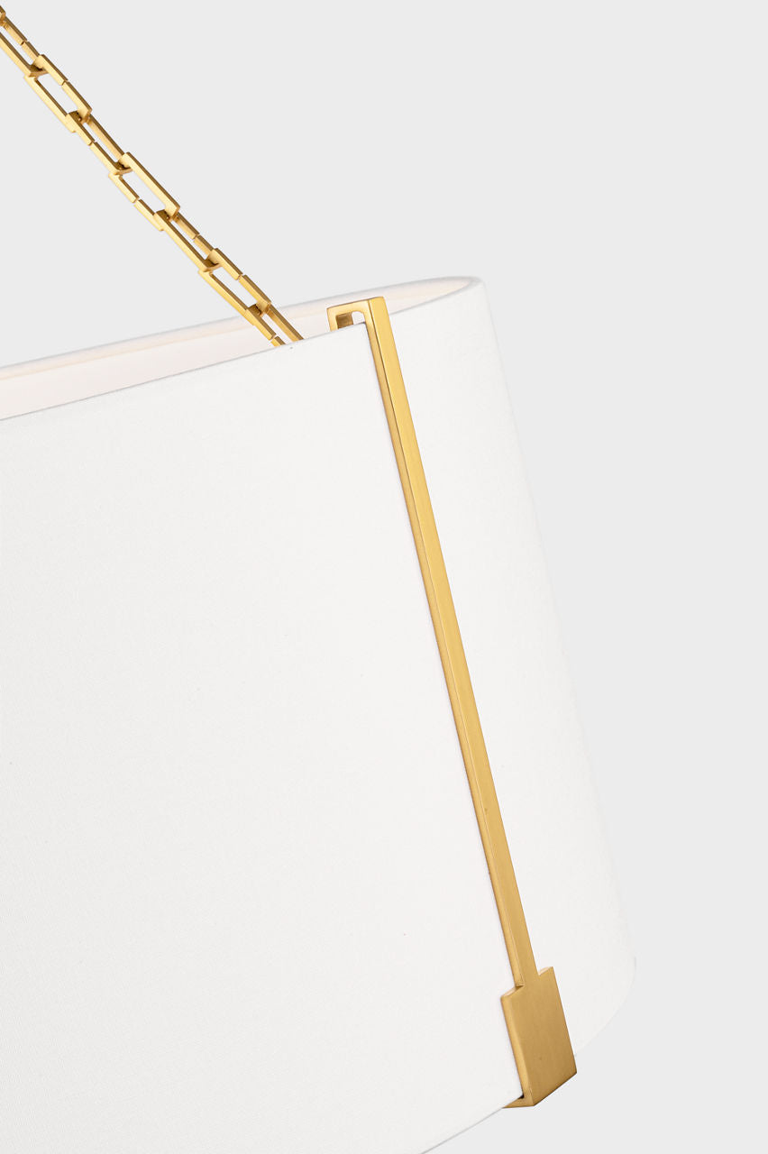 Bergen Large Hanging Shade Burnished Brass