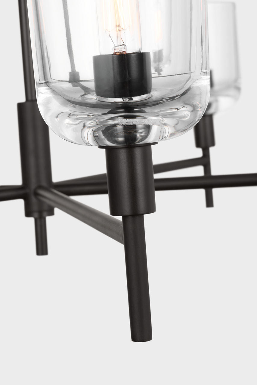 Hartley Large Chandelier Aged Iron