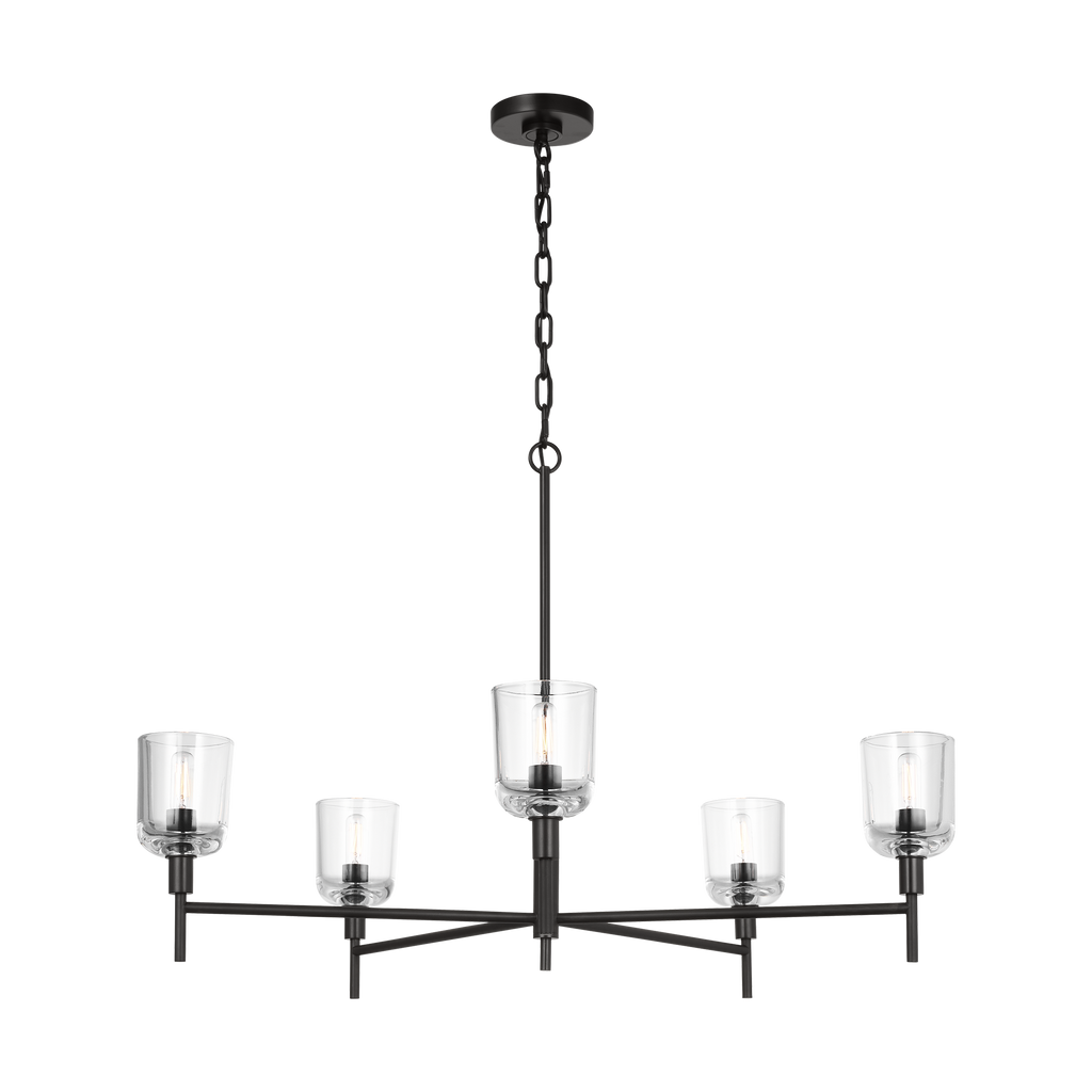 Hartley Large Chandelier Aged Iron