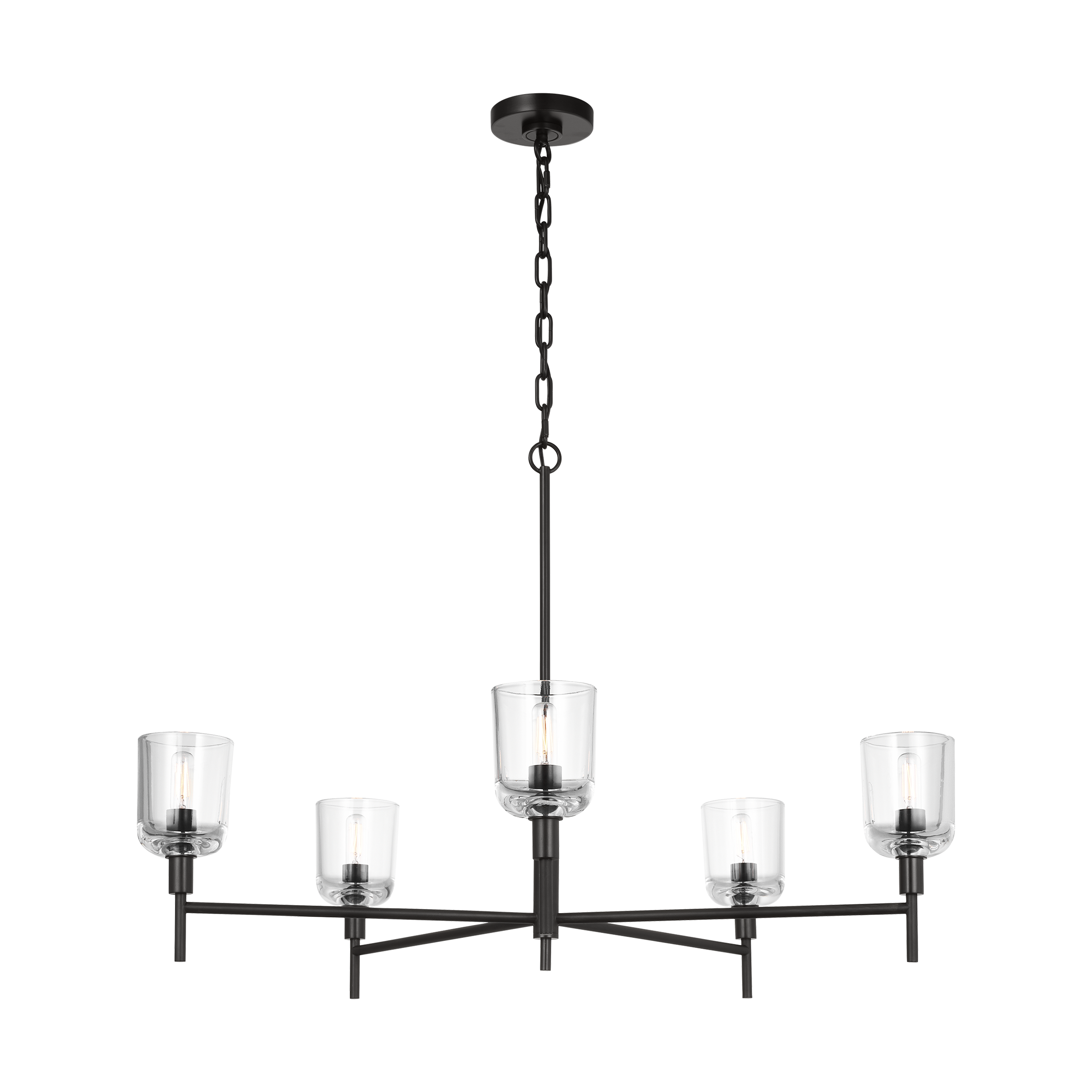 Hartley Large Chandelier Aged Iron