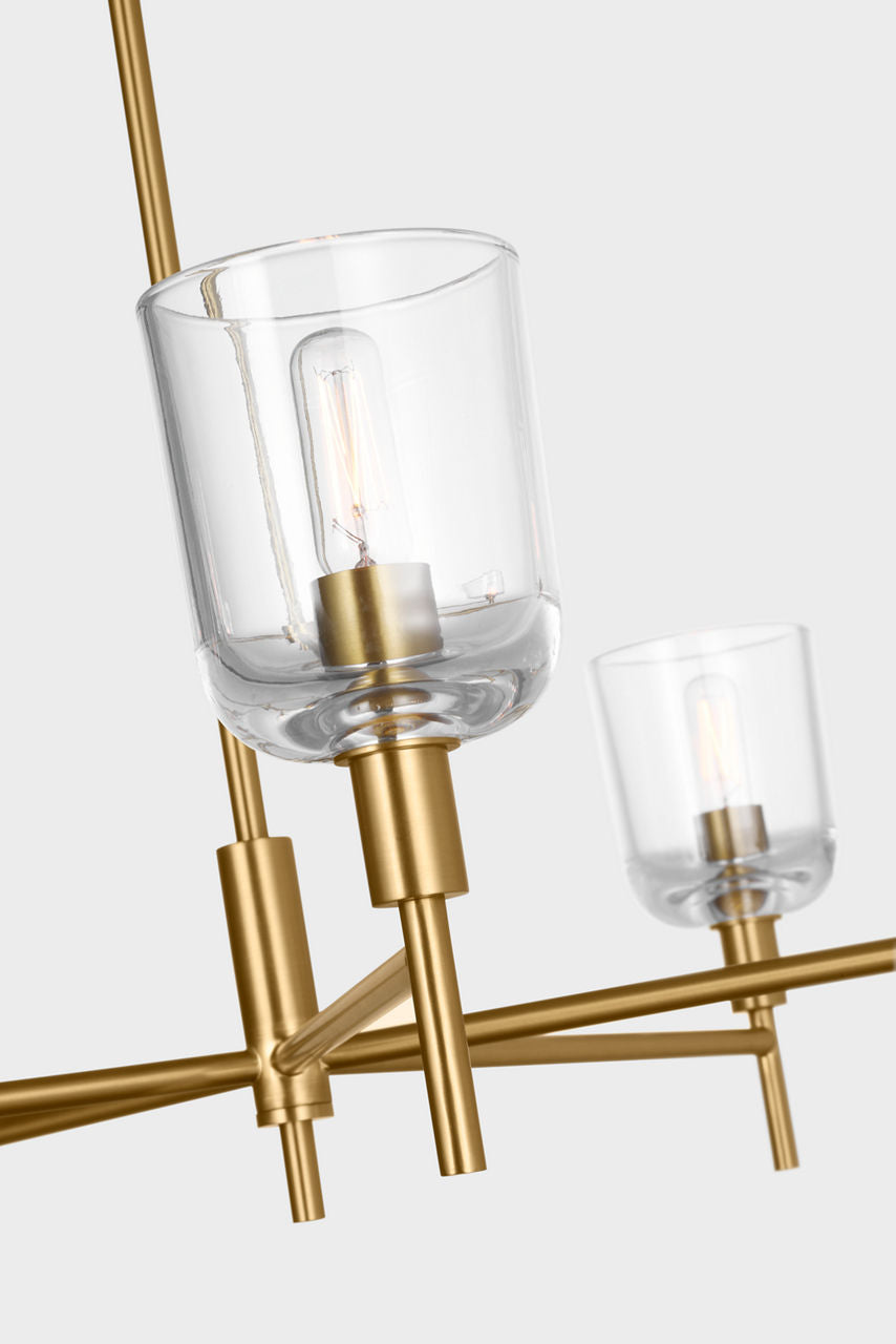 Hartley Large Chandelier Burnished Brass