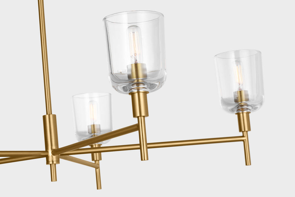 Hartley Large Chandelier Burnished Brass