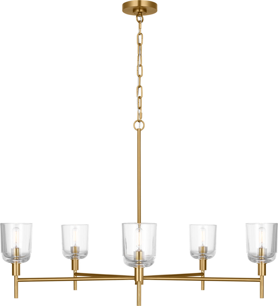 Hartley Large Chandelier Burnished Brass