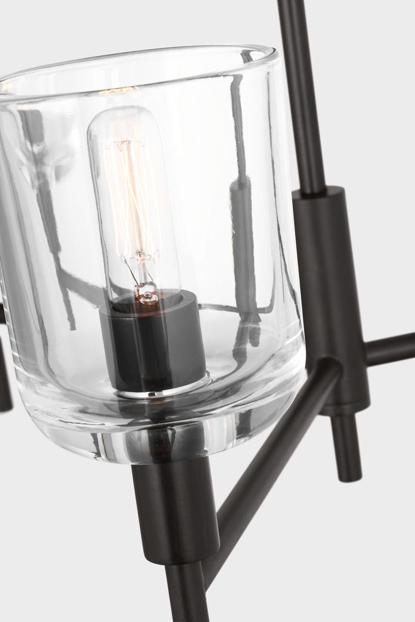 Hartley Mediium Chandelier Aged Iron