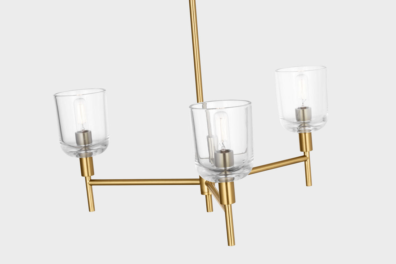 Hartley Mediium Chandelier Burnished Brass