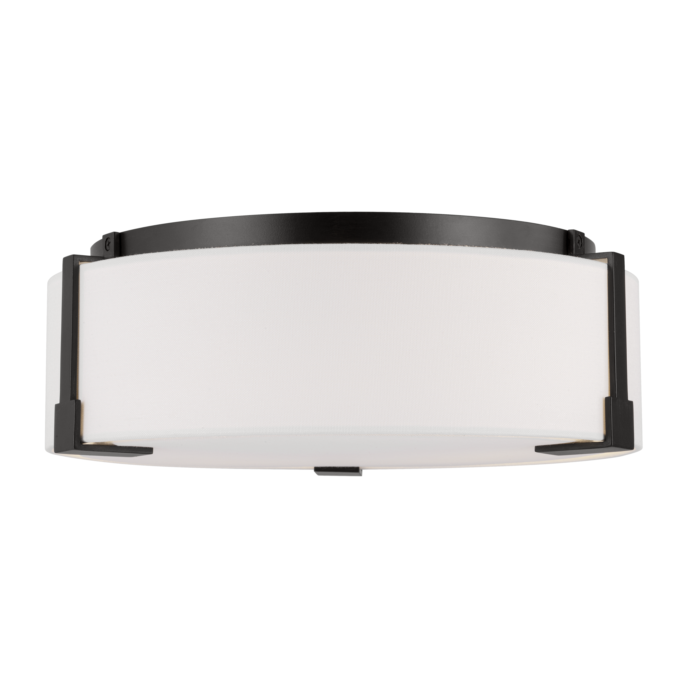 Bergen Medium Flush Mount Aged Iron