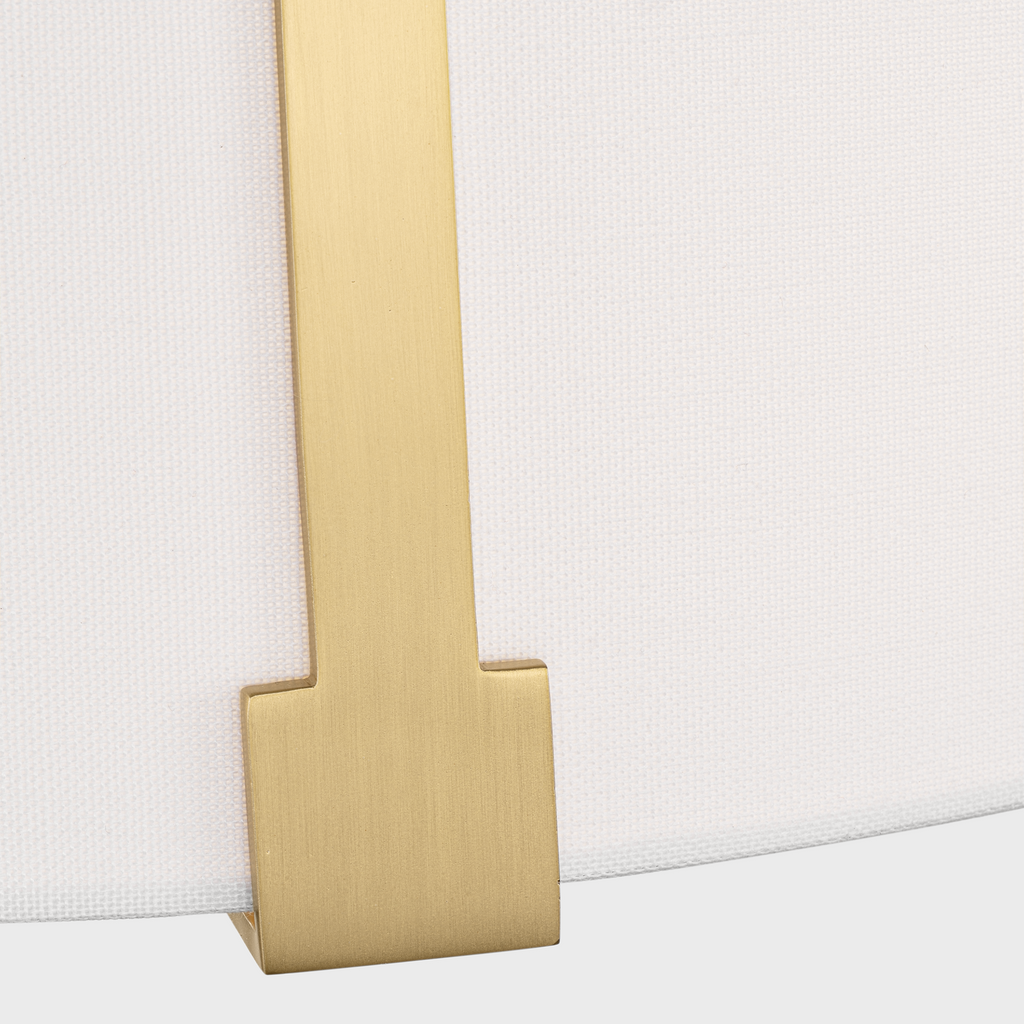 Bergen Medium Flush Mount Burnished Brass