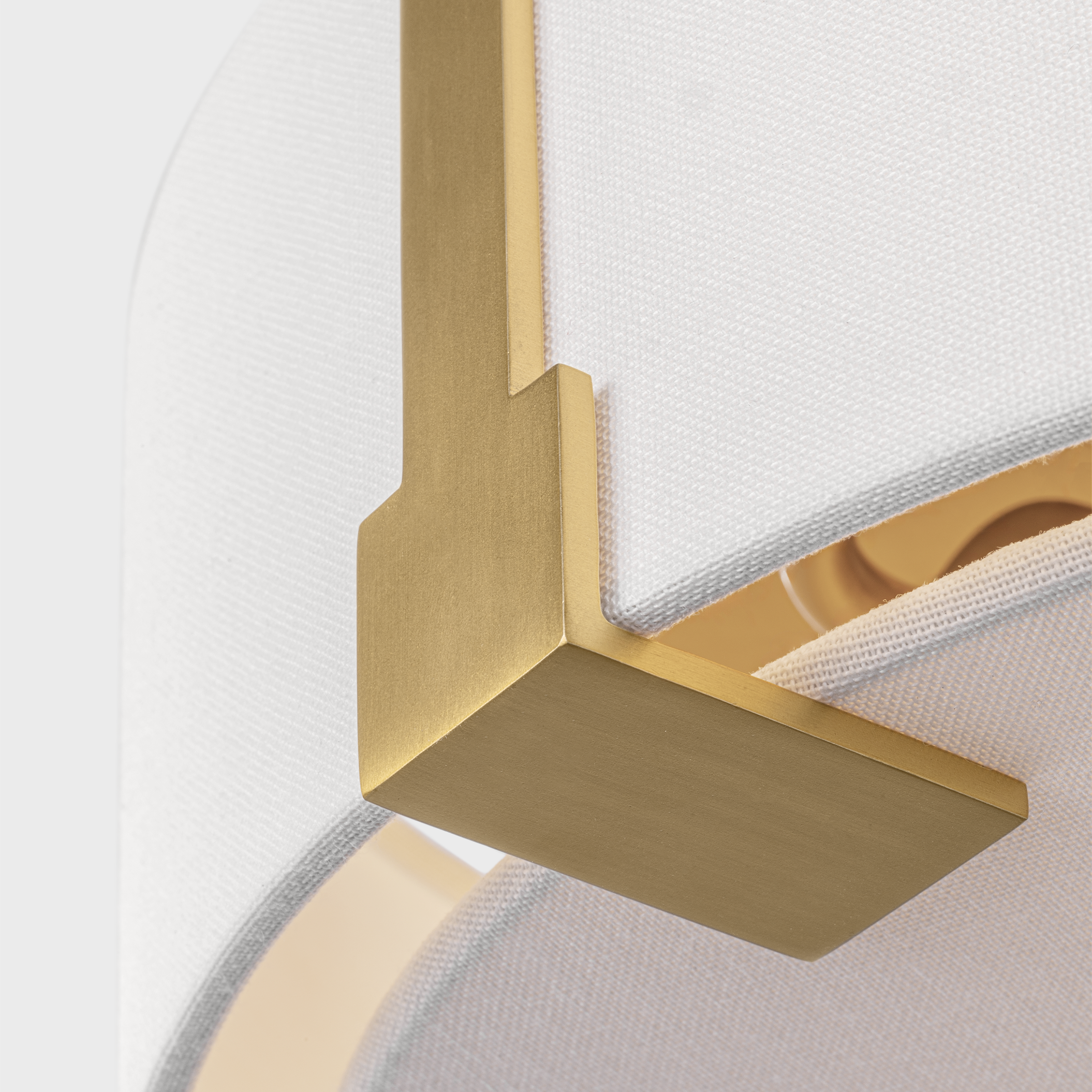 Bergen Medium Flush Mount Burnished Brass