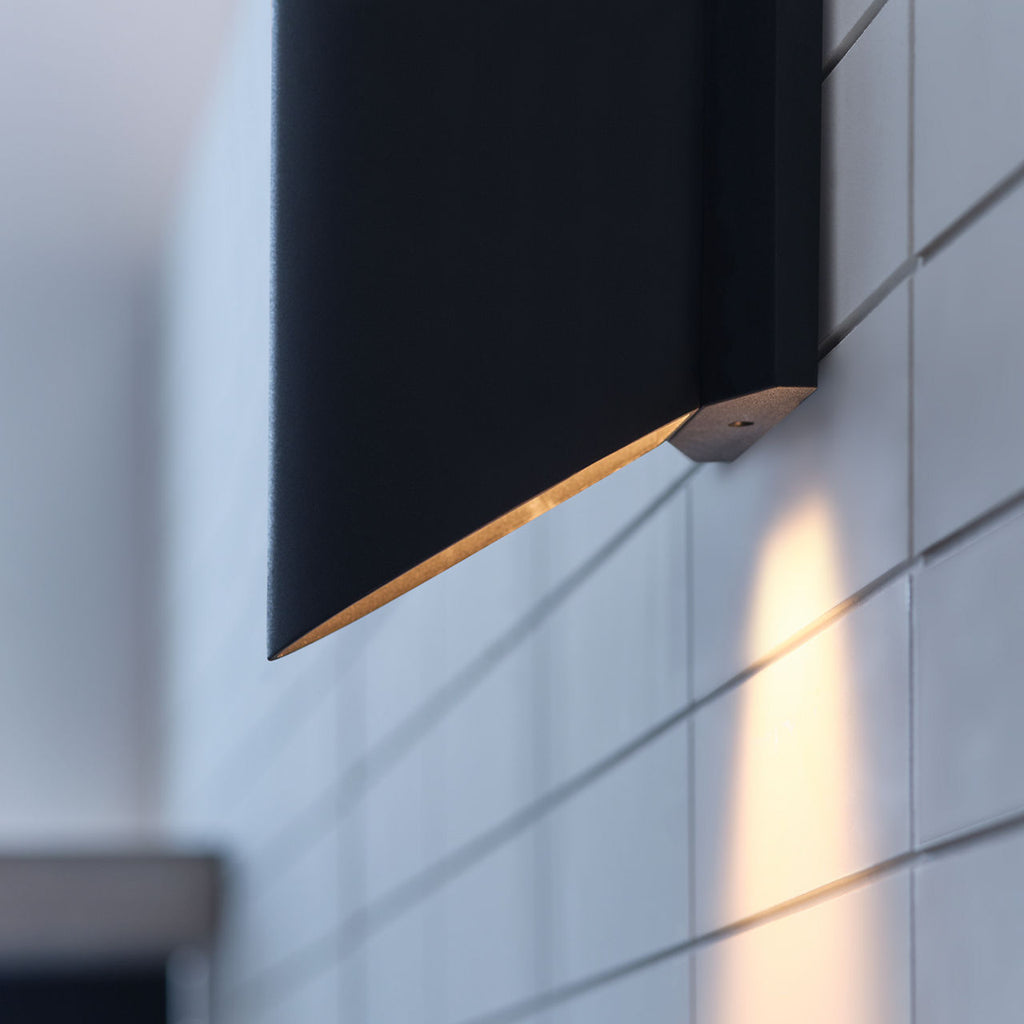 Ruxton Medium Lantern Textured Black