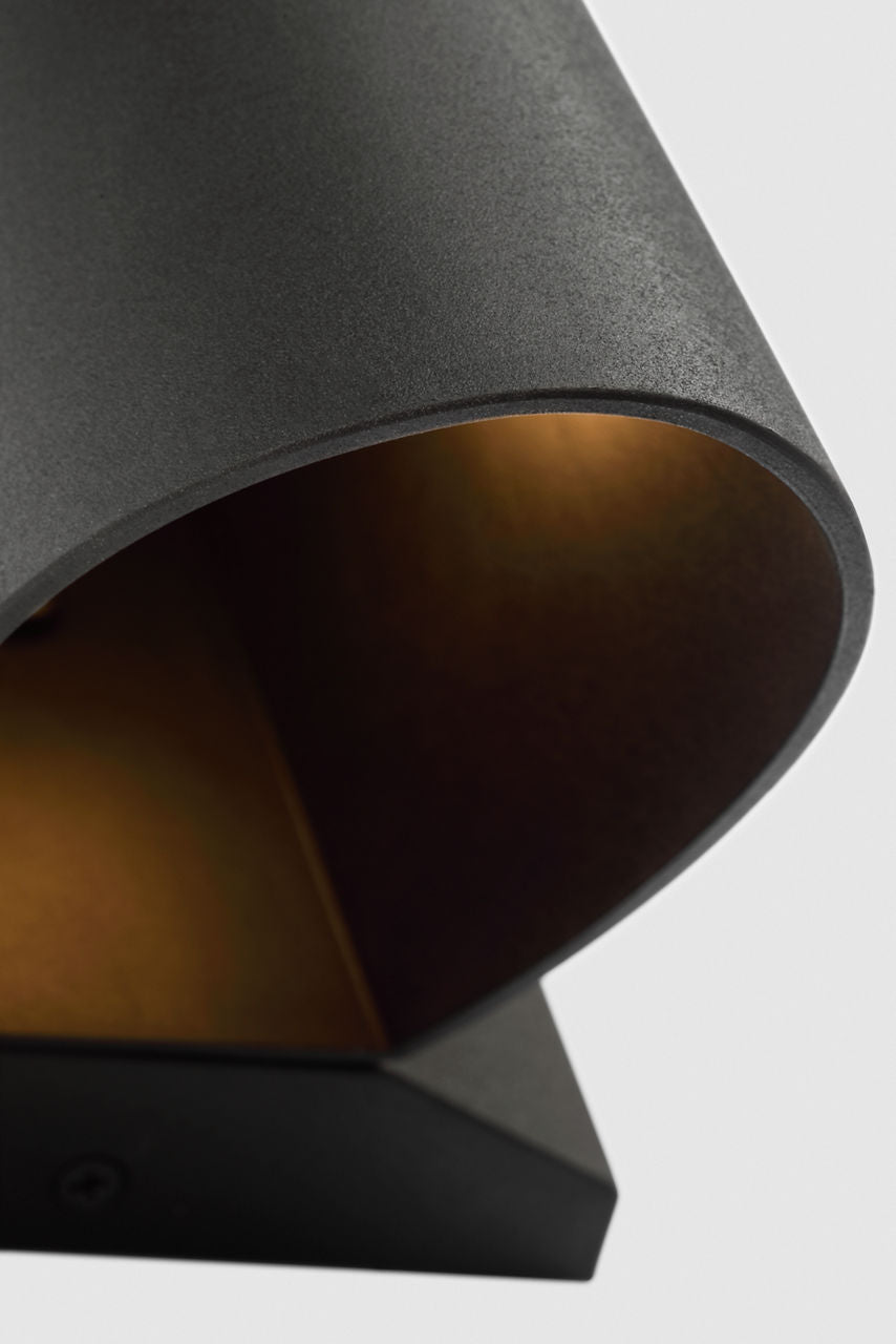 Ruxton Large Lantern Textured Black