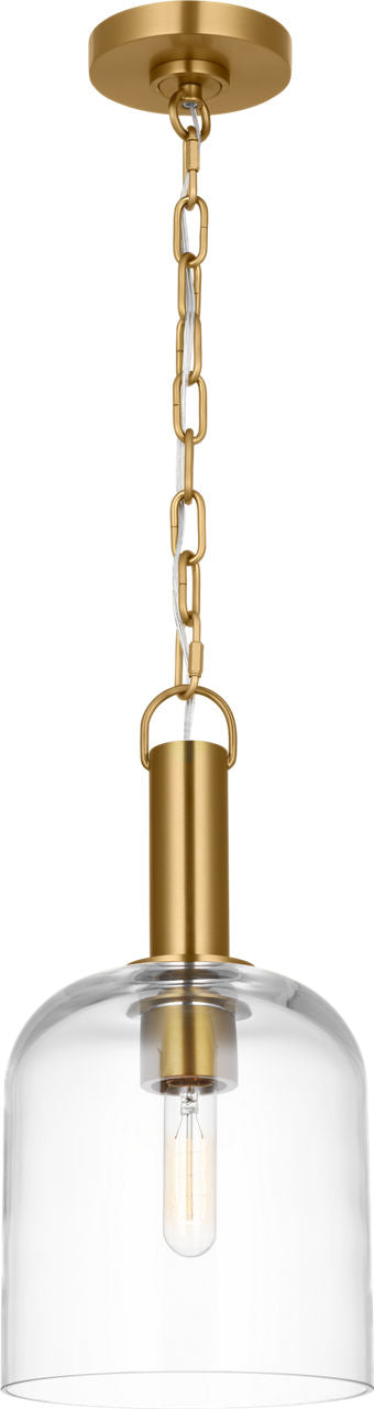 Hartley Medium Pendant Burnished Brass