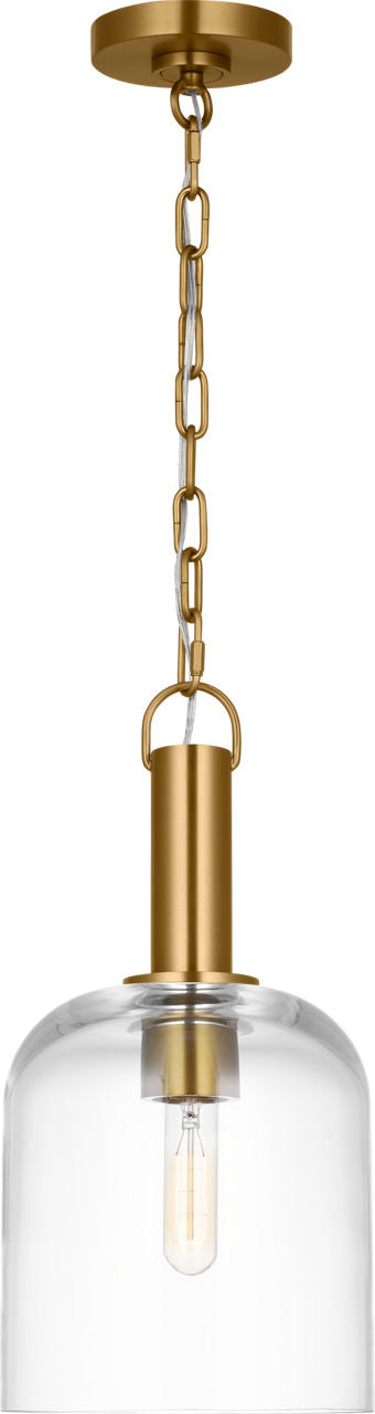 Hartley Medium Pendant Burnished Brass