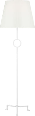 Montour Large Floor Lamp Matte White Bulbs Inc