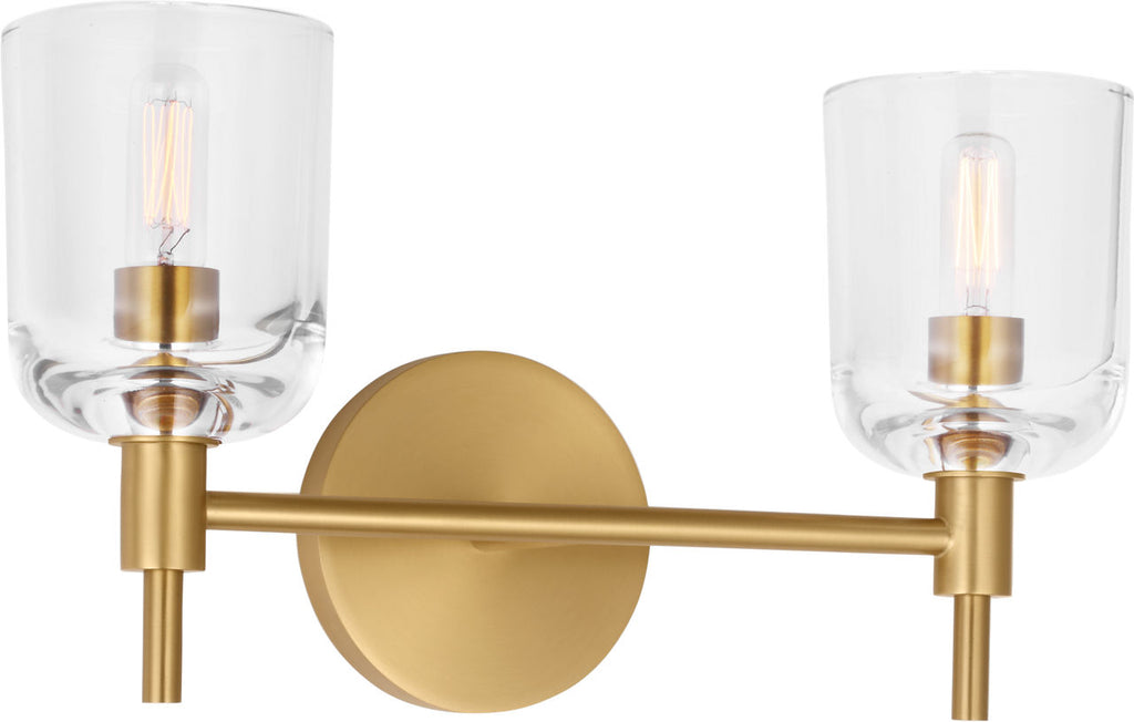 Hartley 2 - Light Vanity Burnished Brass