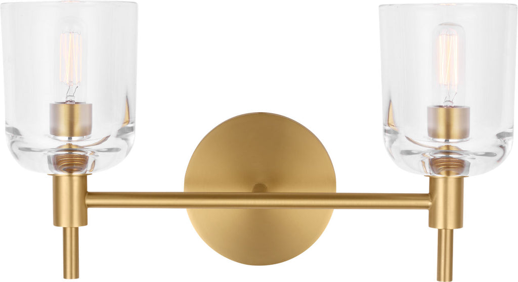 Hartley 2 - Light Vanity Burnished Brass